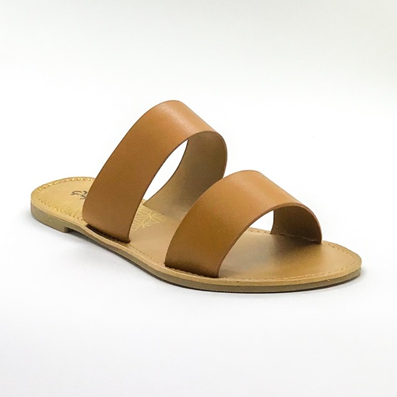 Last Pair🚨size 7 Camel Two Band Slides - Picture 5 of 5